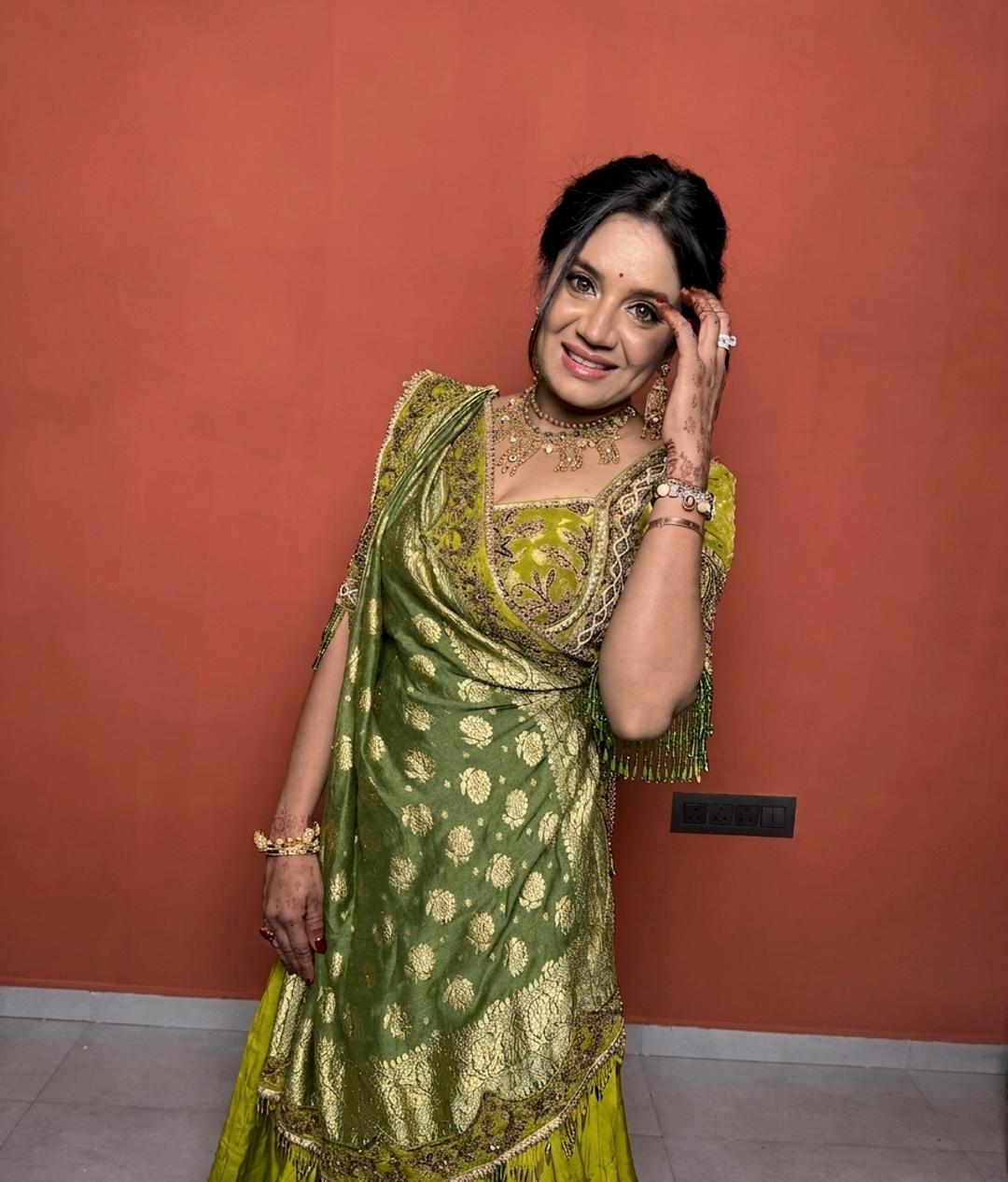 Bridal makeup transformation by Bhumi Patoliya makeup artist Surat