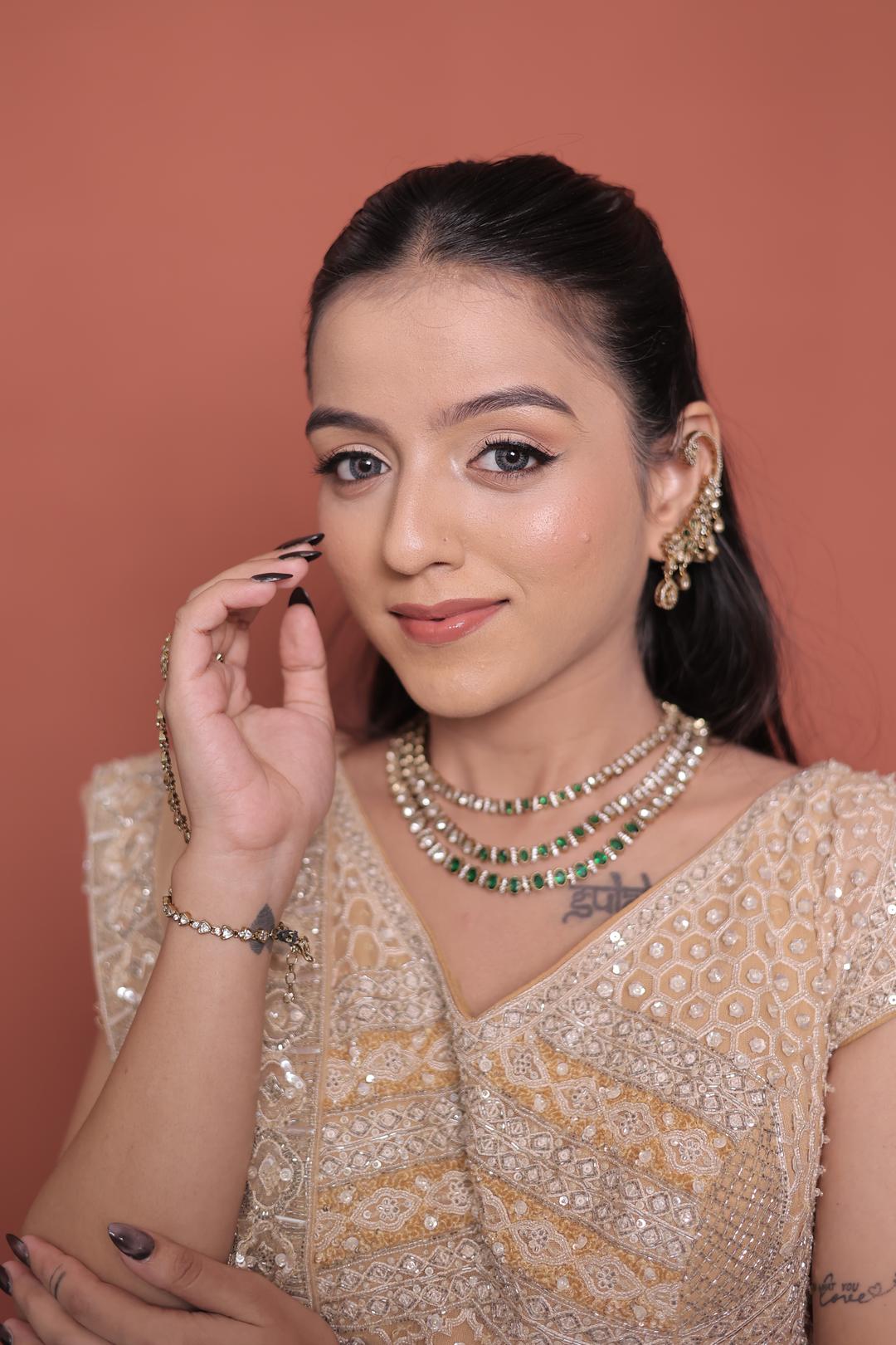 Bridal makeup transformation by Bhumi Patoliya makeup artist Surat